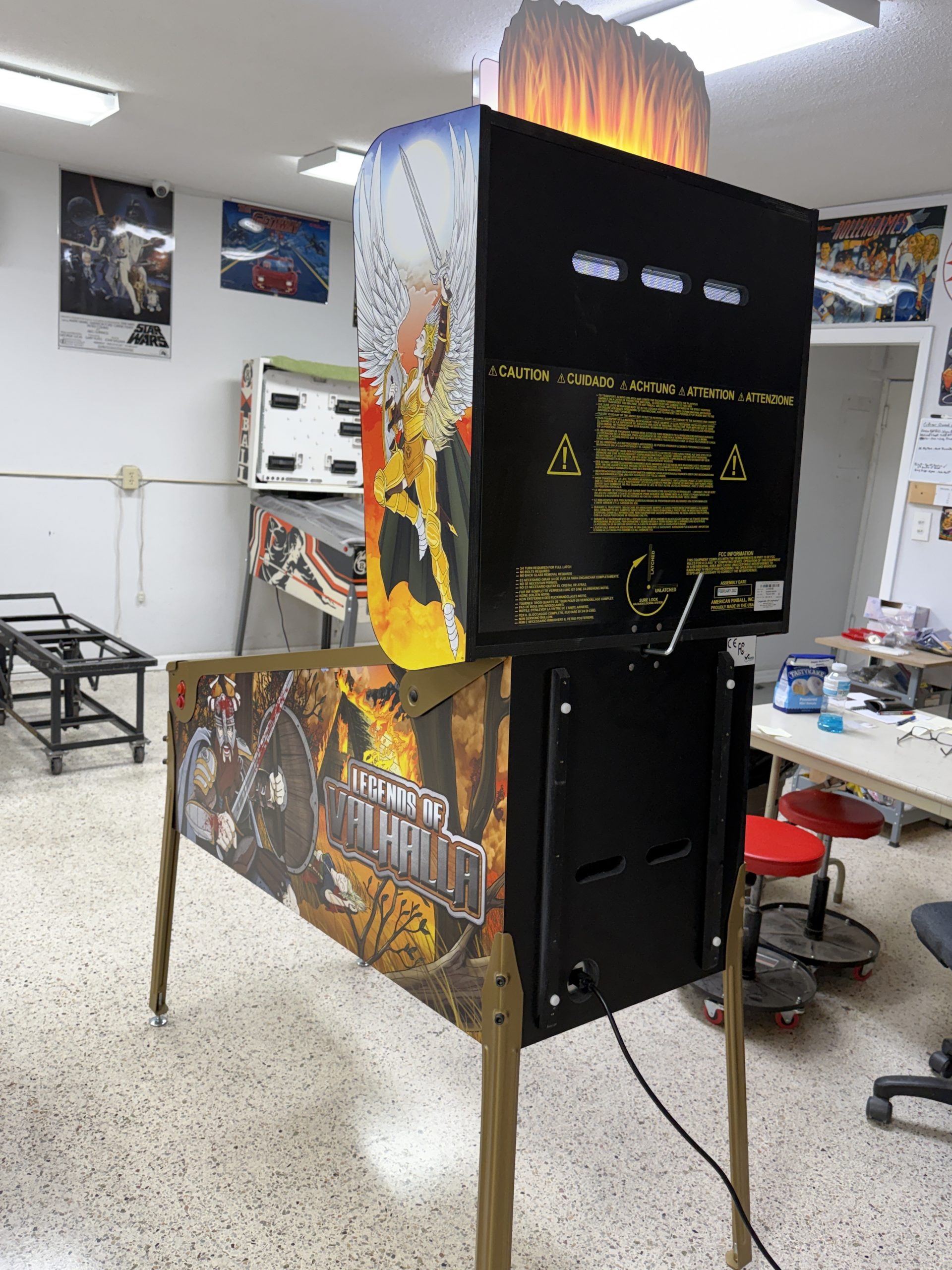 American pinball Legends of Valhalla