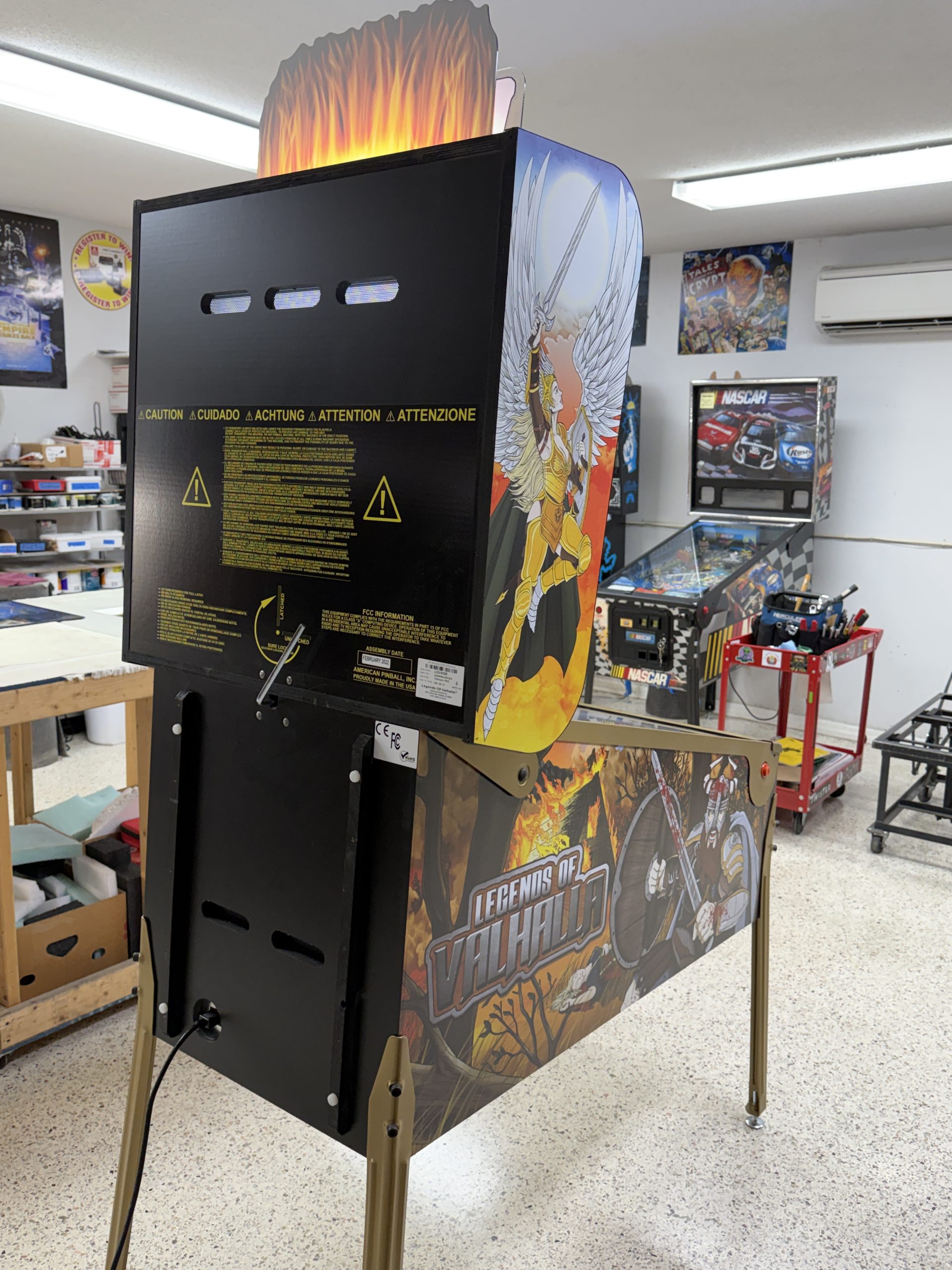 American pinball Legends of Valhalla