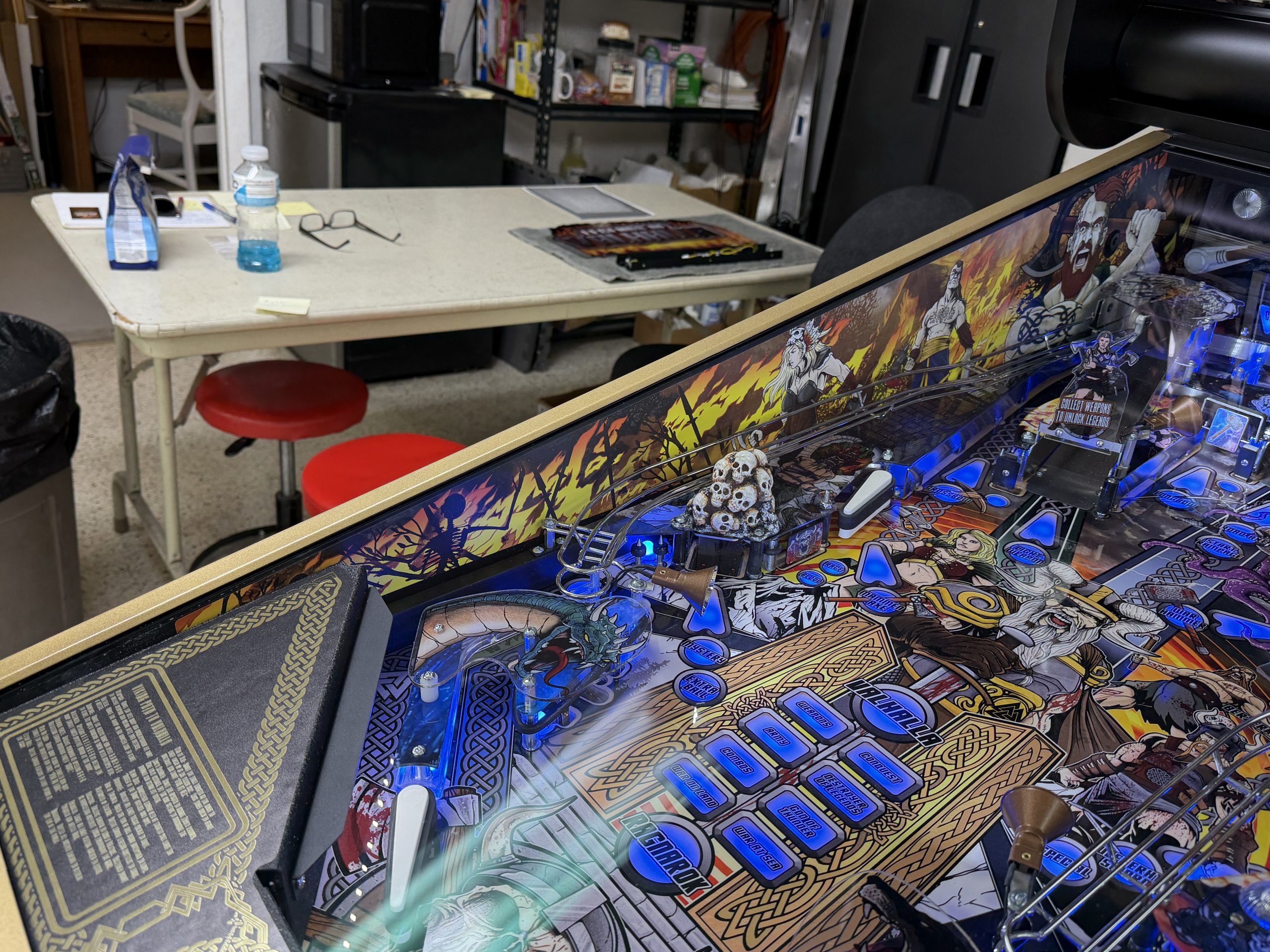 American pinball Legends of Valhalla